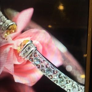 925S Tacori bracelet yellow topaz